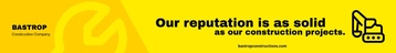 Free Construction Company Reddit Banner Template to Edit Online