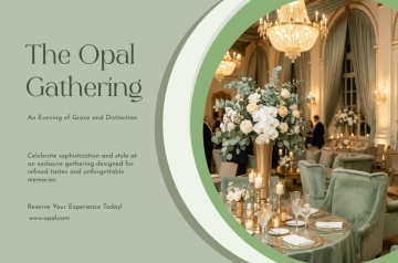 Free Sage Green Elegant Banner Template to Edit Online