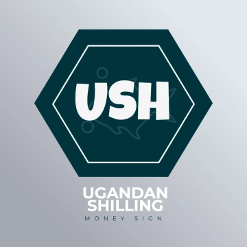 Free Ugandan Shilling Money Sign Clip Art Template to Edit Online