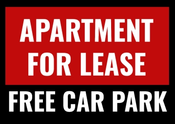 Free Apartment Real Estate Sign Template to Edit Online