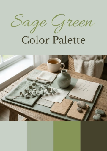 Free Sage Green Palette Template to Edit Online