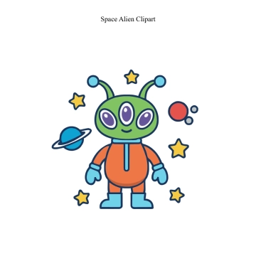 Free Space Alien Vector Clipart (PNG, SVG) to Edit Online