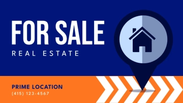 Free Prime Location Real Estate Sign Template to Edit Online