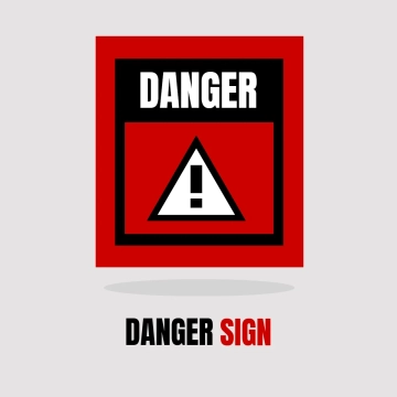 Free Hazard Danger Signs Clip Art Template to Edit Online