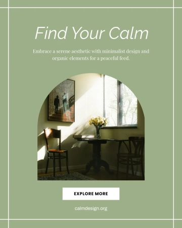 Free Sage Green Instagram Post Template to Edit Online