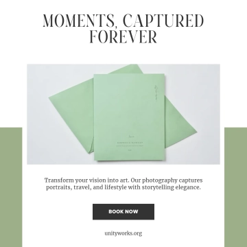 Free Sage Green Ad Layout Template to Edit Online