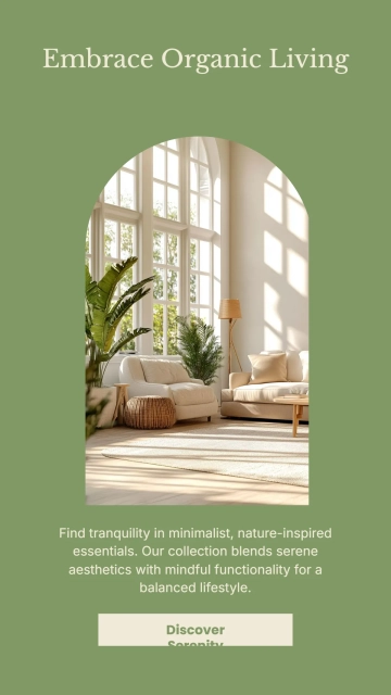 Free Sage Green Instagram Story Template to Edit Online