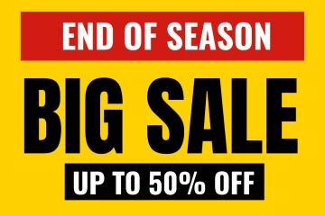 Free End of Season Retail Sign Template to Edit Online