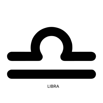 Free Libra Zodiac Symbol Sign Template to Edit Online