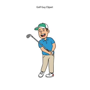 Free Golf Guy Vector Clipart (PNG, SVG) to Edit Online