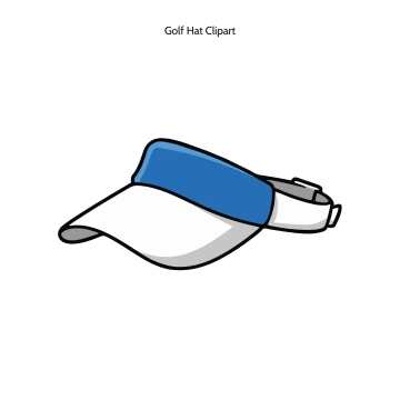 Free Golf Hat Vector Clipart (PNG, SVG) to Edit Online