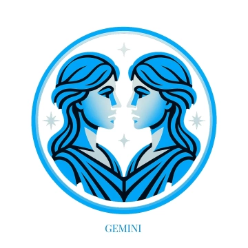 Free Gemini Zodiac Emblem Sign Template to Edit Online