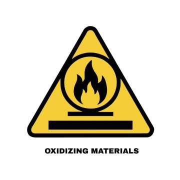 Free Oxidizing Materials Hazard Sign Template to Edit Online