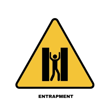Free Entrapment Hazard Sign Template to Edit Online
