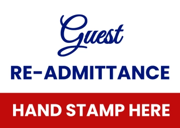 Free Re-Admittance Theme Park Sign Template to Edit Online