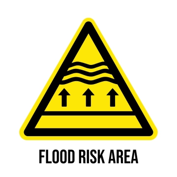 Free Flood Risk Hazard Sign Template to Edit Online