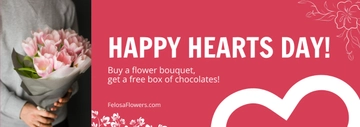 Free Valentines Day Tumblr Banner Template to Edit Online