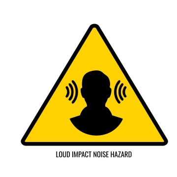 Free Loud Impact Noise Hazard Sign Template to Edit Online