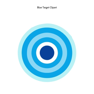 Free Blue Target Vector Clipart (PNG, SVG) to Edit Online