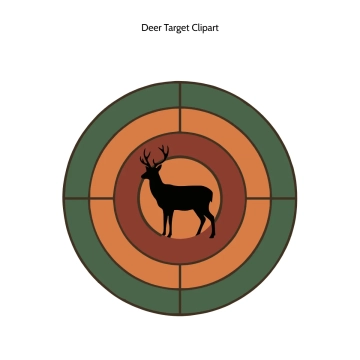 Free Deer Target Vector Clipart (PNG, SVG) to Edit Online