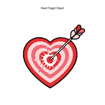 Free Heart Target Vector Clipart (PNG, SVG) to Edit Online