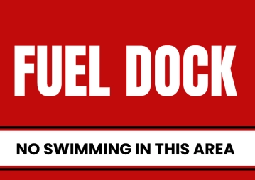 Free Fuel Dock Seaport Sign Template to Edit Online