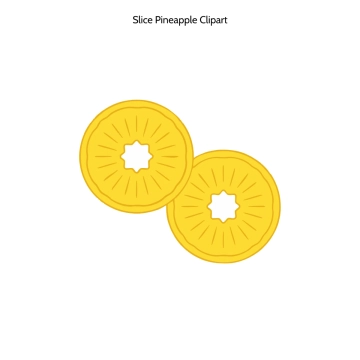 Free Slice Pineapple Vector Clipart (PNG, SVG) to Edit Online