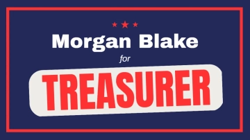 Free Treasurer Political Sign Template to Edit Online