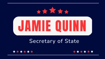Free Secretary of State Political Sign Template to Edit Online