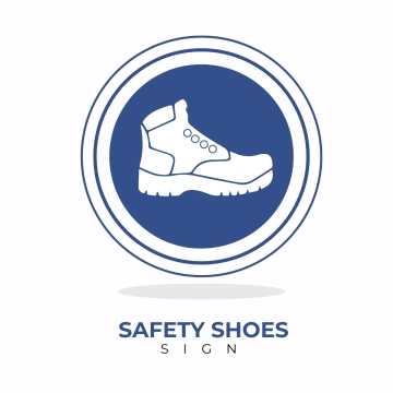 Free Safety Shoes Sign Clip Art Template to Edit Online
