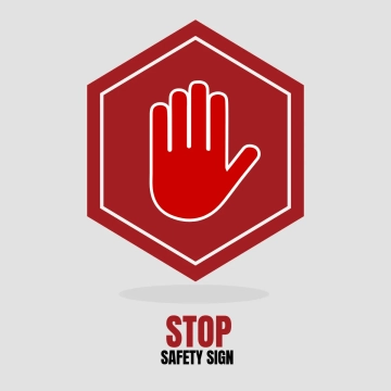 Free Safety Sign Stop Clip Art Template to Edit Online