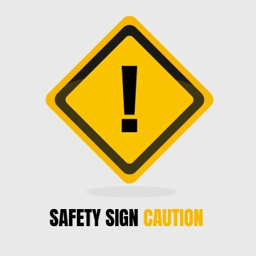 Free Safety Sign Caution Clip Art Template to Edit Online
