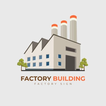 Free Factory Building Sign Clip Art Template to Edit Online