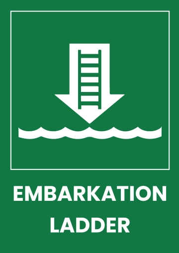 Free Embarkation Ladder Seaport Sign Template to Edit Online