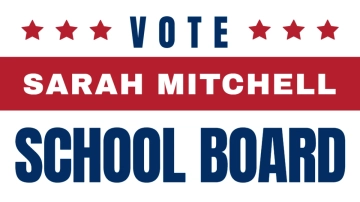 Free School Board Political Sign Template to Edit Online