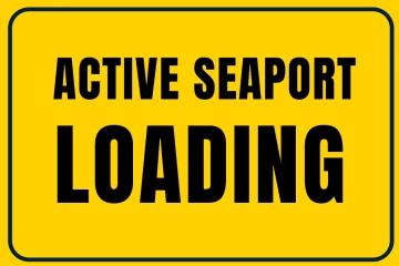 Free Loading Zone Active Seaport Sign Template to Edit Online