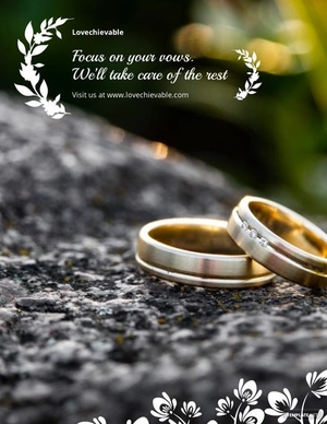 Wedding Business Flyer Template