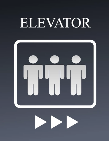 Free Hotel Elevator Directional Sign Template to Edit Online