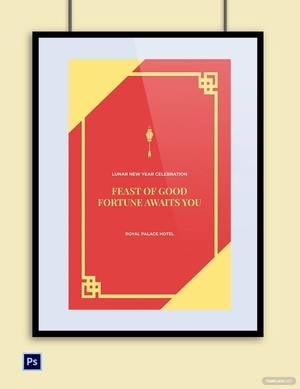 Creative Chinese New Year Poster Template