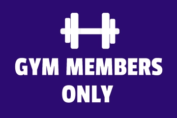 Free Members Only Access Gym and Fitness Sign Template to Edit Online