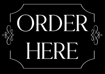 Free Order Here Restaurant Sign Template to Edit Online