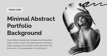 Free Abstract Background Portfolio to Edit Online