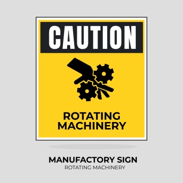 Free Manufactory Sign Caution Clip Art Template to Edit Online
