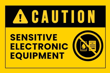 Free Sensitive Equipment Handling IT Sign Template to Edit Online