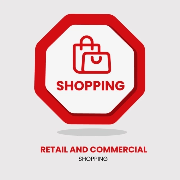 Free Retail And Commercial Shopping Sign Clip Art Template to Edit Online