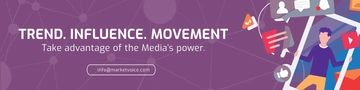 Free Modern Advertising LinkedIn Banner Template to Edit Online