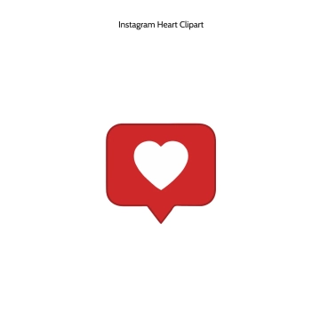Free Instagram Heart Vector Clipart (PNG, SVG) to Edit Online