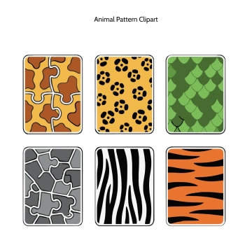 Free Animal Pattern Vector Clipart (PNG, SVG) to Edit Online