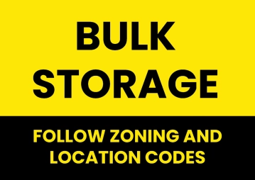 Free Bulk Storage Logistics And Transportation Sign Template to Edit Online