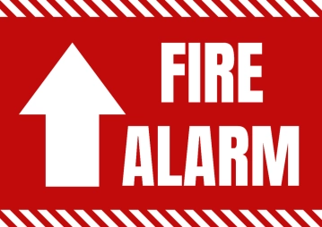 Free Fire Alarm Safety Sign Template to Edit Online